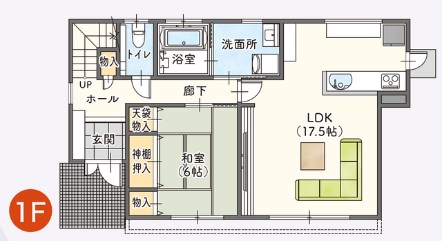 実例・リフォーム見学会　築25年の家が生まれ変わる！の間取り画像