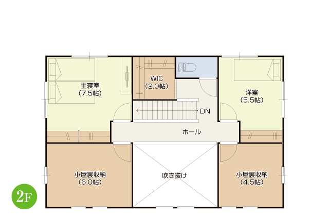 高崎市引間町 6/22・23 家事ラク収納上手なお家 完成見学会の間取り画像