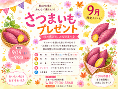 さつまいもを手に入れて、秋の味覚を楽しもう！のメイン画像