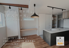 上質な日常を描く、 勾配天井の家。のメイン画像