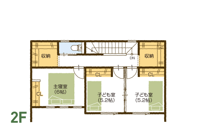 三次市下川立町《川地ヒルズ分譲地内》2/15・16 完成見学会の間取り画像