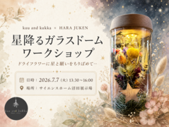 星降るガラスドームワークショップ[kuu and kukka]　のメイン画像
