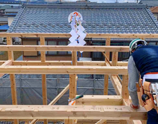【全室南向で広々サッシ使用の2階建て34坪のお家】構造見学会＠名張市松原町のメイン画像