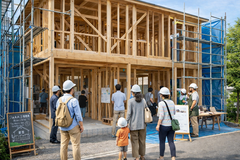 【安心できる家づくり】木造2階建て賃貸住宅構造見学会のメイン画像