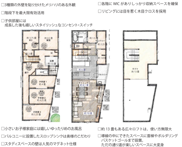 【OB邸見学会】実際の住心地や家づくりの参考になる、リアルな声を聞ける貴重な見学会！の間取り画像