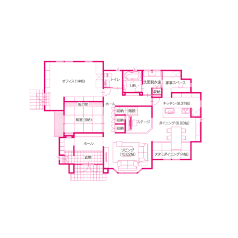 【18棟同時見学会】那須塩原展示場の間取り画像