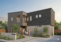 全館空調　インナーガレージ付き２階リビングの家のメイン画像