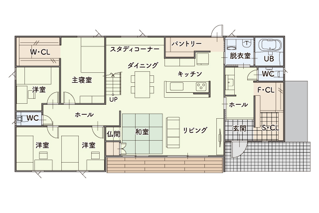南島原市 布津町乙 2/7~15 完成見学会の間取り画像