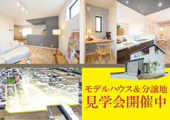 モデルハウス＆分譲地見学会開催のメイン画像
