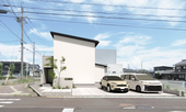 【参考プラン】外観　西側道路から