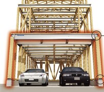 安心のインナーガレージ2台！構造見学会のメイン画像