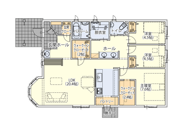 【 カナダ輸入住宅 】秋の全国一斉見学会！の間取り画像