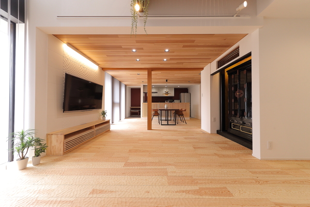 伏見区で注目の大規模リノベーション家見学会の間取り画像