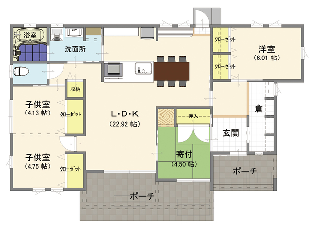 【志布志】平屋の土地相談会の間取り画像