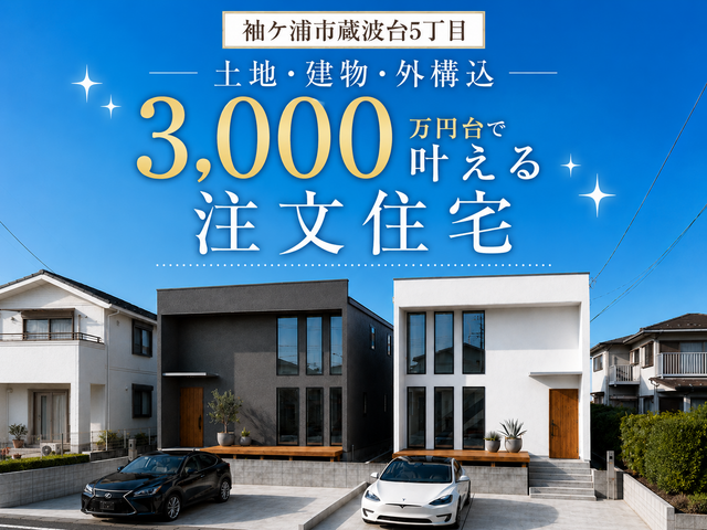 袖ケ浦市蔵波台5丁目　土地分譲中！のメイン画像
