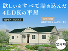 欲しいをすべて詰め込んだ4LDKの平屋@富岡のメイン画像