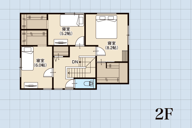 岩美町 新井 11/16・17 実例完成見学会の間取り画像