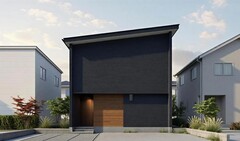 【予約不要】21帖のLDKと繋がる中庭 1階家事完結型のコートハウスのメイン画像