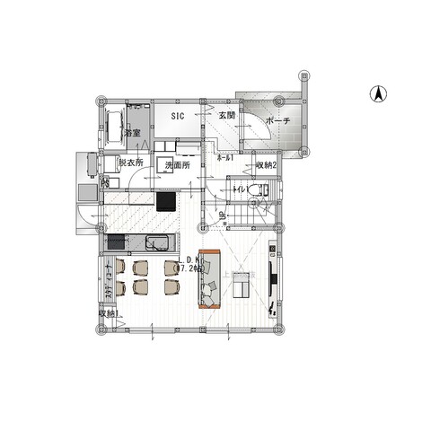 秋のマイホームフェスタin朝倉西町（モデルハウス初お披露目）の間取り画像