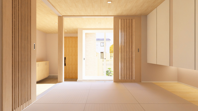 〈福山市神辺町〉「ジャパンディ×スキップフロア」のお家 のメイン画像