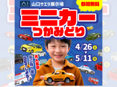 山口サエラ展示場　お気に入りをゲット！ミニカーのつかみ取りのメイン画像