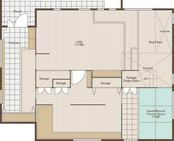 子育て世帯の方必見！！キッズデザイン住宅＿山形中央店モデルハウス見学会の間取り画像