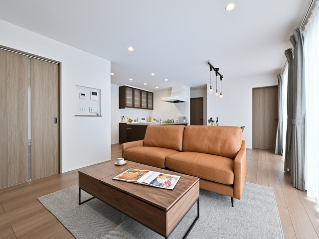 【津山市山北】人気の平屋　LDKを中心とした暮らしやすいお家　モデルハウス見学のメイン画像