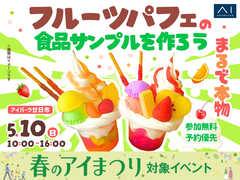 アイパーク廿日市　【満員御礼✨】まるで本物⁉フルーツパフェの食品サンプルを作ろう！のメイン画像