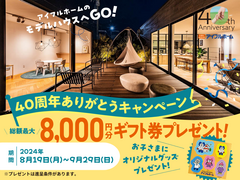 CLAMPY☆40周年記念ありがとう『最大総額8,000円+きっずなーグッズプレゼントキャンペーン』のメイン画像