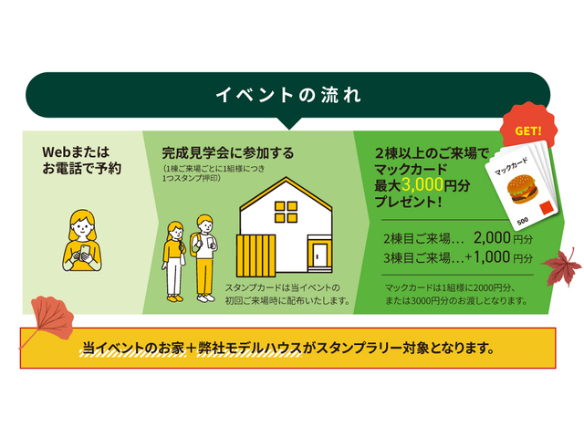 10月は家づくりを学ぶ秋♪秋の完成見学会開催＠倉敷・総社・岡山のメイン画像