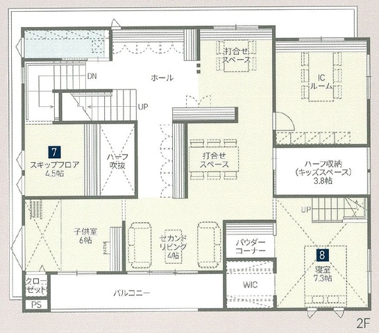 古河展示場　来場予約の間取り画像