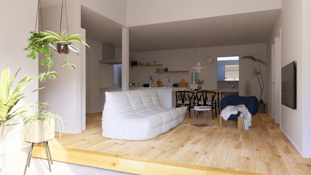 【津山市平福】土間から広がる、開放的な平屋の完成見学会のメイン画像