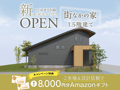 つくば中央モデルハウス「街なかの家」1.5階建てのメイン画像