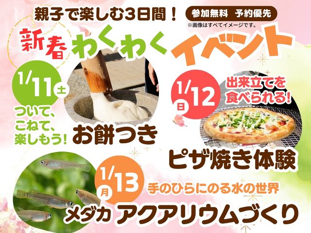 新春わくわくイベントのメイン画像