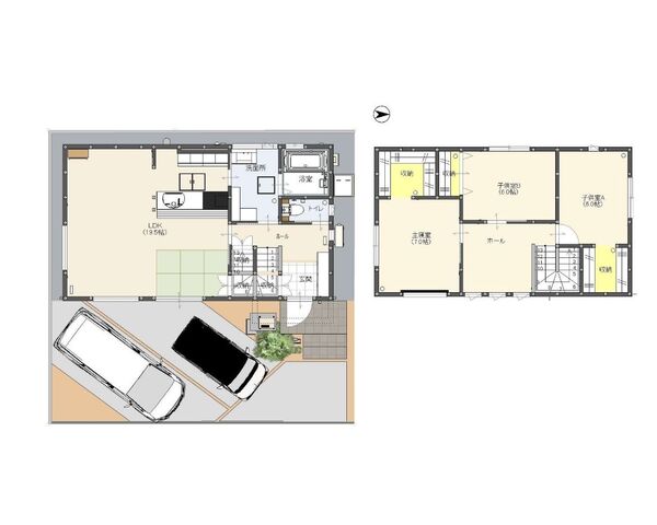 【先行販売開始】モデルハウス in 亀岡市千代川町の間取り画像