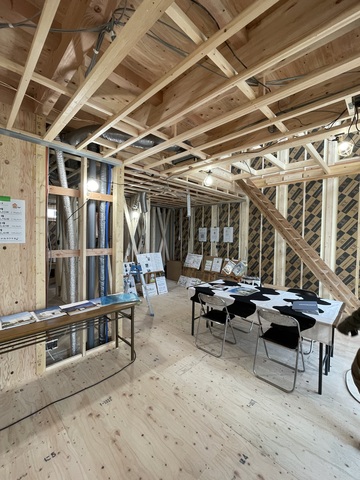 京田辺市｜子育て中の家族を守る家づくり◇構造見学会のメイン画像