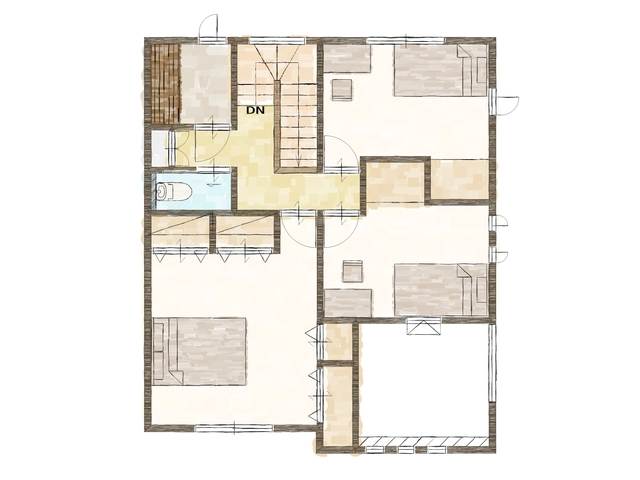 【多賀城市下馬2丁目】完成現場見学会 開催の間取り画像