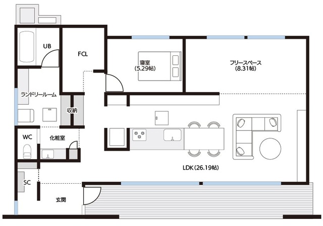 宮崎店【省エネ・快適住まい】体験会▶国富展示場の間取り画像