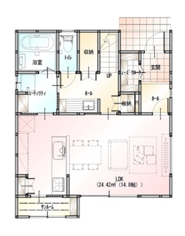 6/22(土)-23(日)【会津若松市 東年貢】新築モデルハウス 見学会開催！の間取り画像