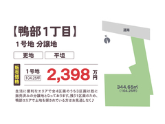 【高知市鴨部1丁目】分譲地販売中 のメイン画像