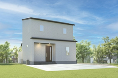 家事時間が10分短縮する、一直線の”神動線”の家　見学会のメイン画像